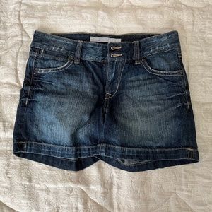 Dark Navy Blue Jean Shorts